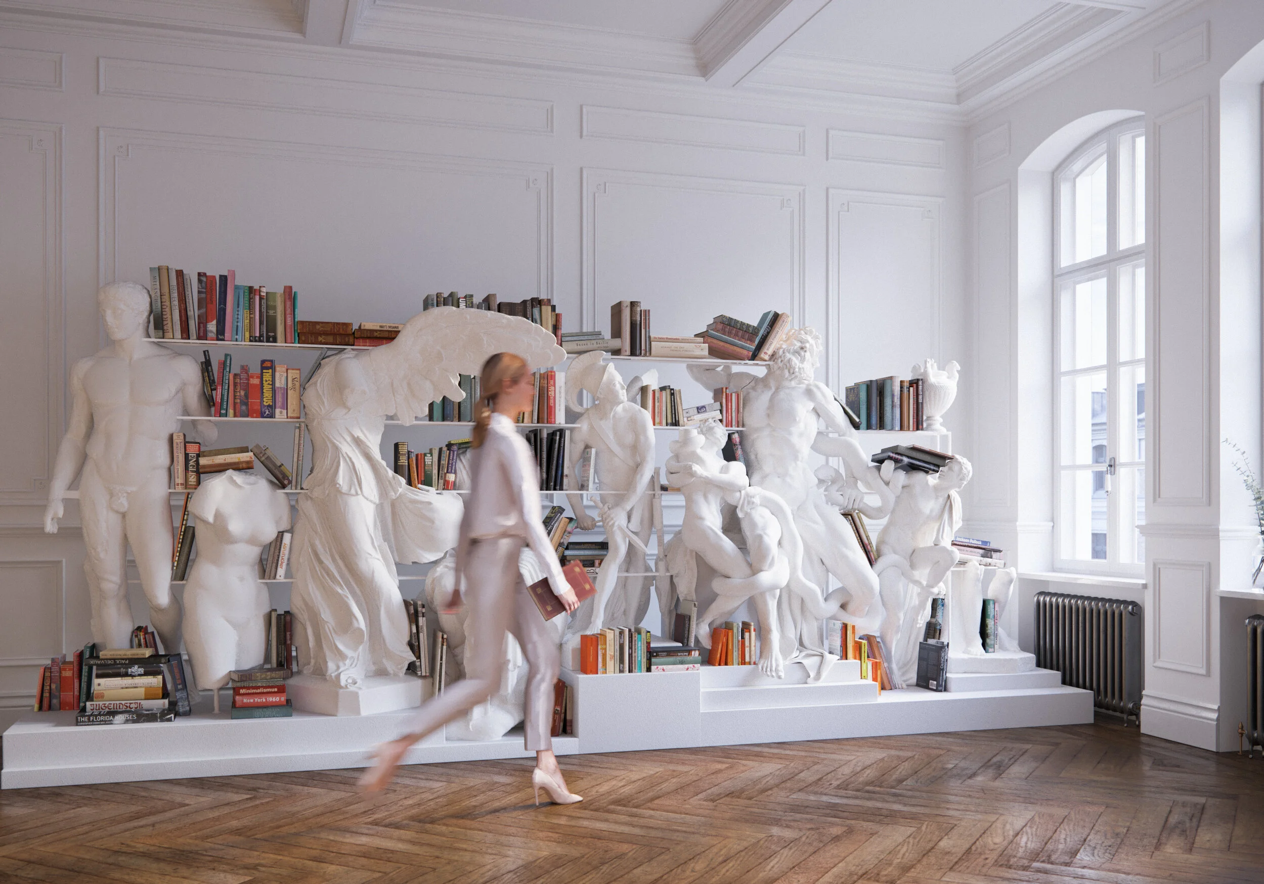 Storage - ANTIQUITY Bookshelf — Sebastian Errazuriz Studio